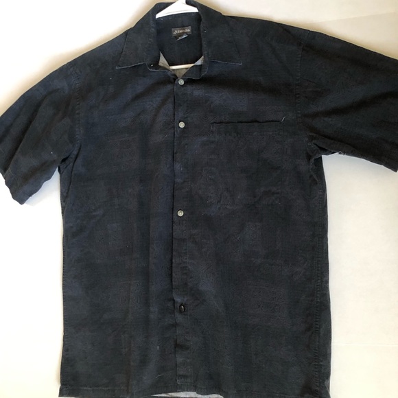 St. John's Bay Other - Black Short Sleeve Button-Up Shirt